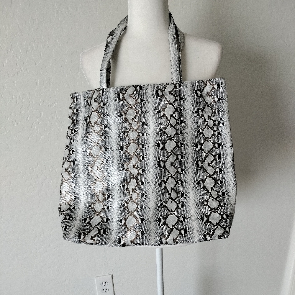 Faux Snake skin tote